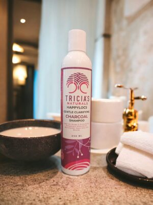 Tricia's happy locs charcoal shampoo